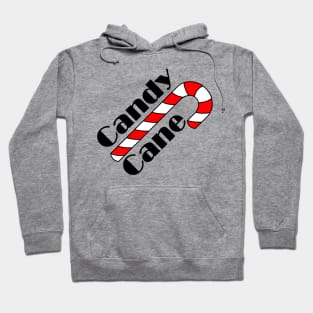 Candy Cane Text Hoodie